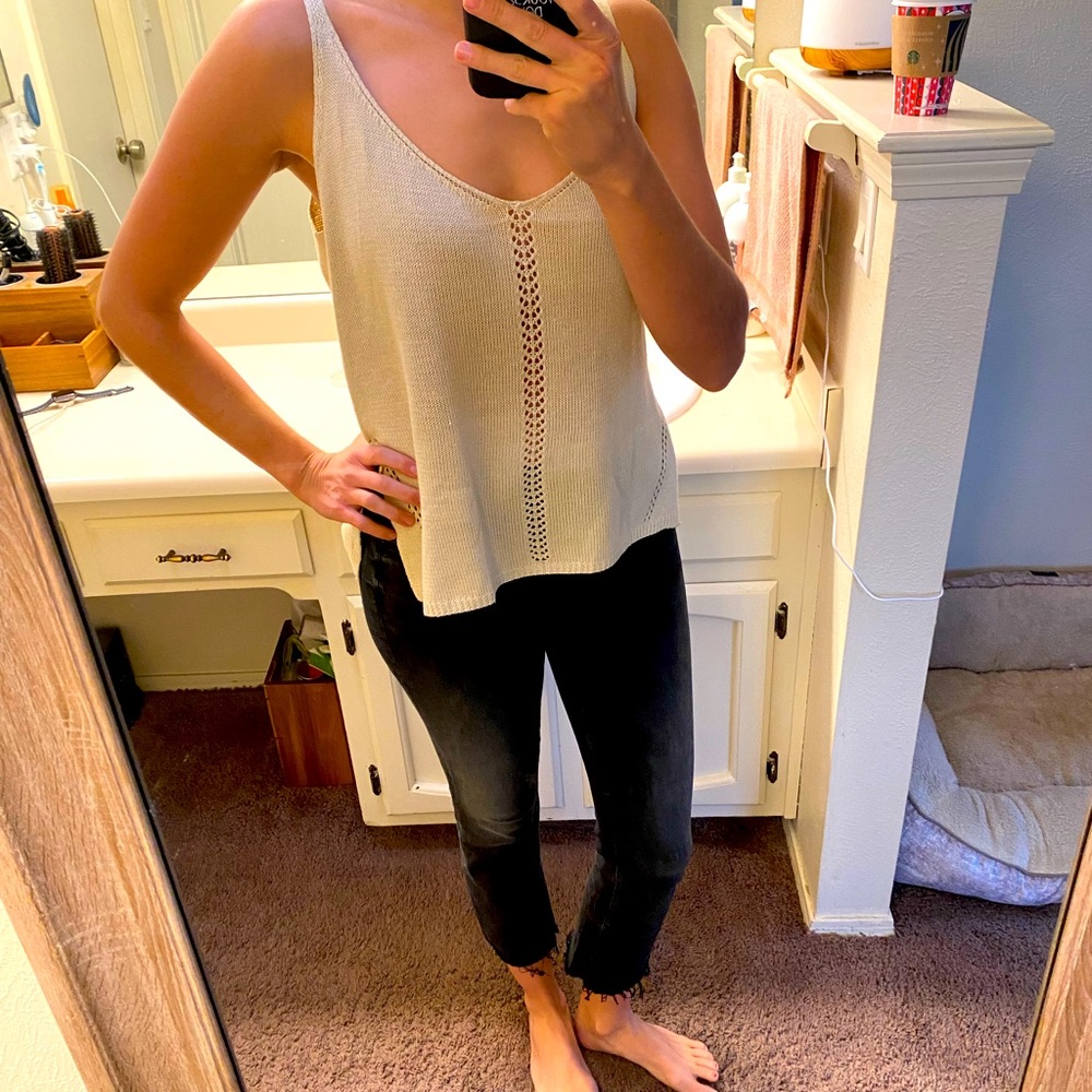 Cream colored Cozy Casual tank